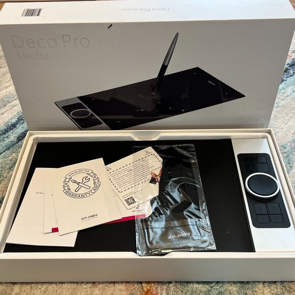 XP Pen Deco Pro Medium Graphics Drawing Tablet 11x6 Active Area 8192 (NO PEN)